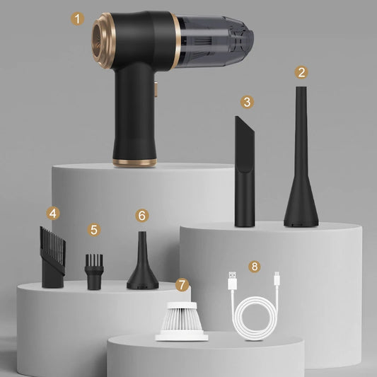 HyperDraft Wireless Handheld Vacuum for Home, Cars, and Personal Use